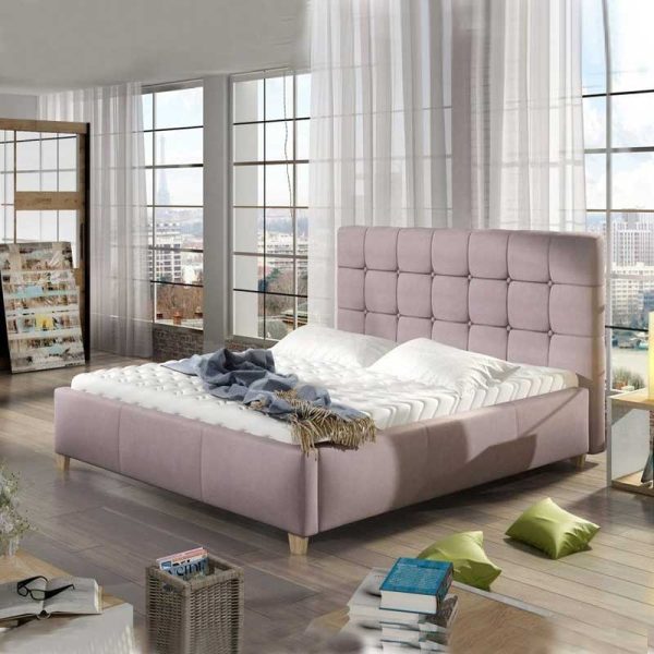 FSM Furniture Bed with Button Tufted