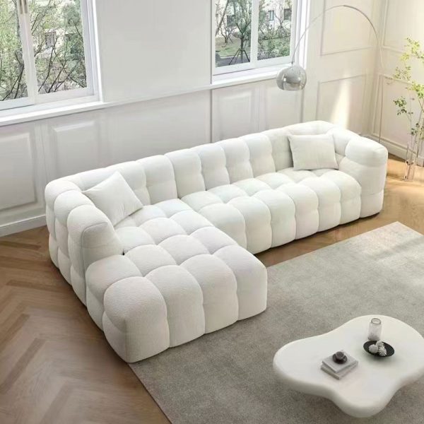 FSM Furniture Boucle Upholstered Sofa