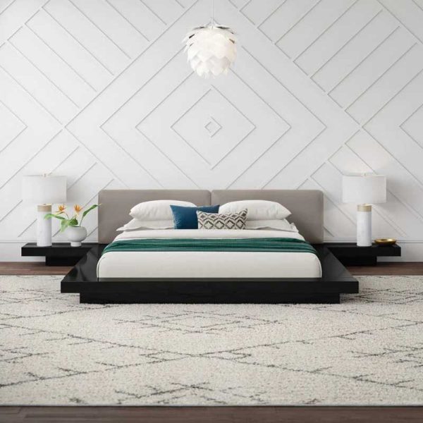 FSM Simple Low Profile Platform Bed