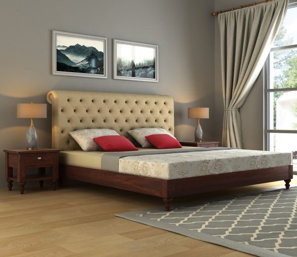 Samberg Upholstered Chester Headboard Bed