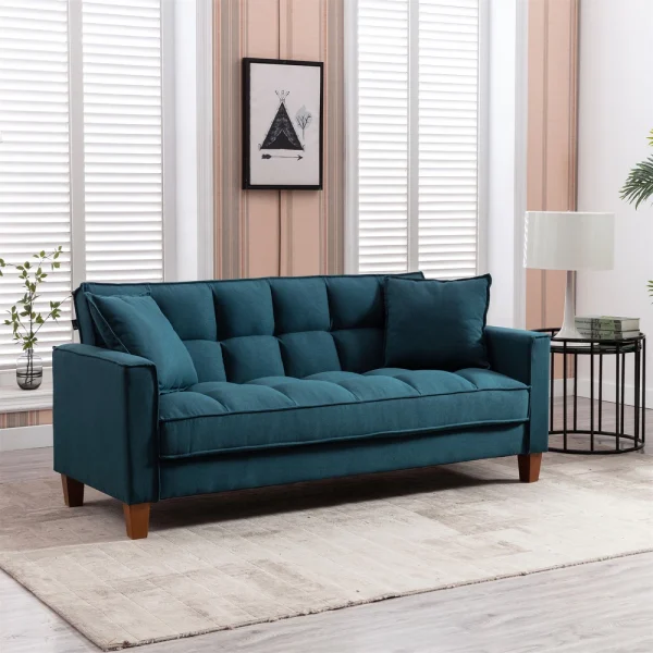 Living Room 2 Seater Modern Loveseat Sofa