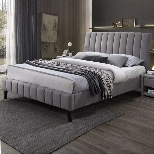 Versatile Marlin Velvet Upholstered Bed