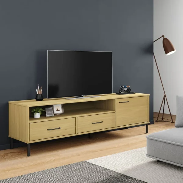 Latoshia Modern TV Unit in Brown