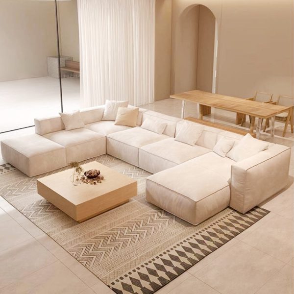 Modern design Square Arm luxury modular Sofa