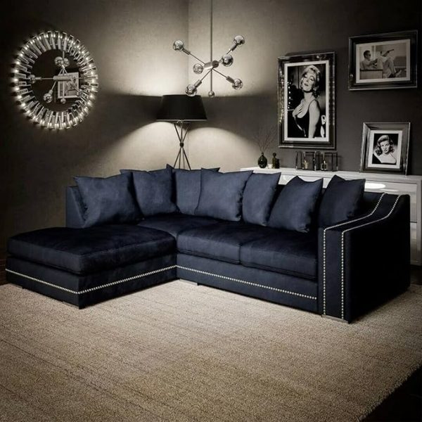 Kensington Fabric Maple Chenille Corner Sofa