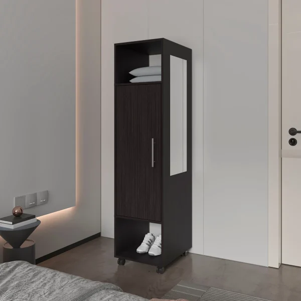 Summit 2 Shelf With Mirrored Wardrobe