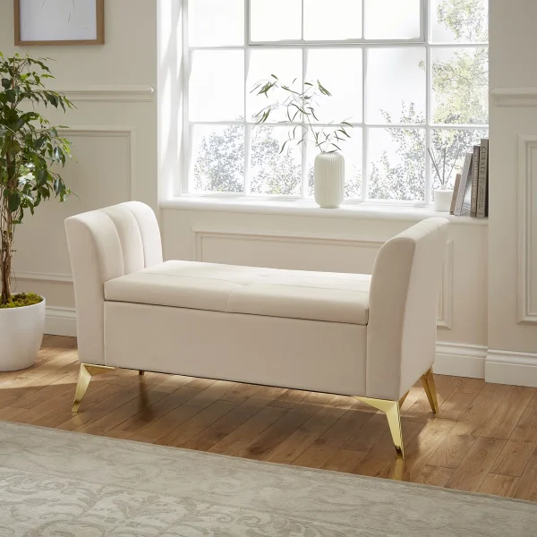 FSM Wide Rectangle Ottoman With Storage