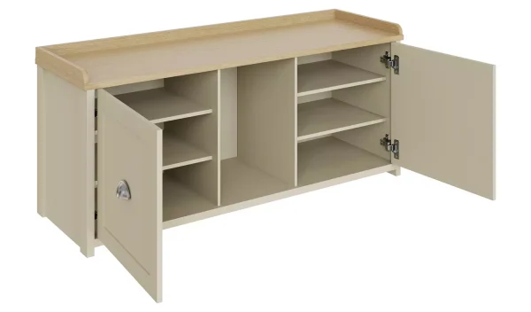 Lancaster 2 Door Shoe Storage Bench