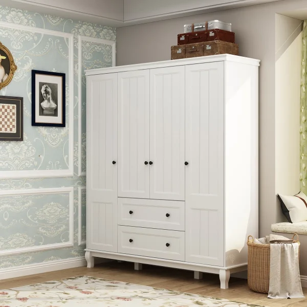 FSM 4 Door Wardrobe With 2 Drawer
