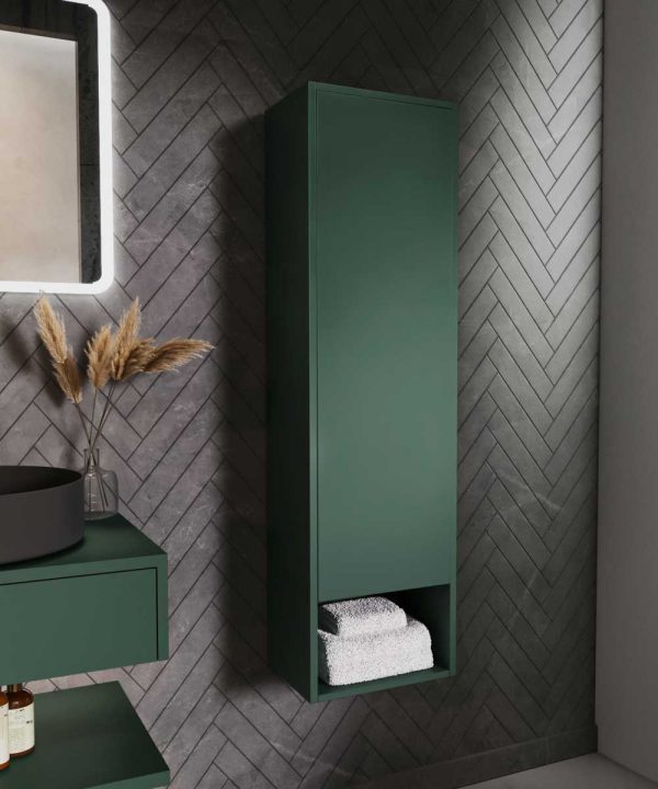 Lugo Wall Mounted Tall Bathroom Uni