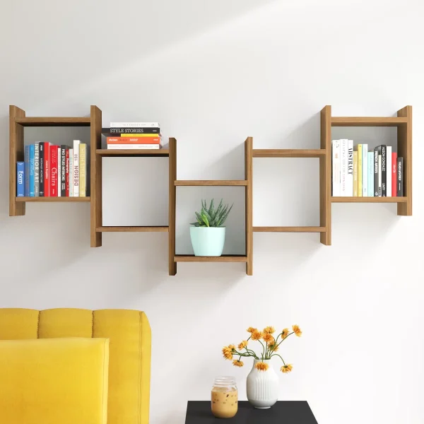 Dillow 10 Pieces Modern Wall-Mounted Shelf