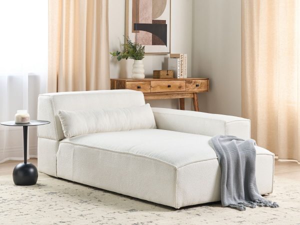 Hellnar Boucle Fabric Chaise Lounge