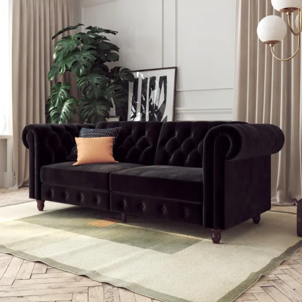 Aveley 3-Seater Chesterfield Sofa Bed