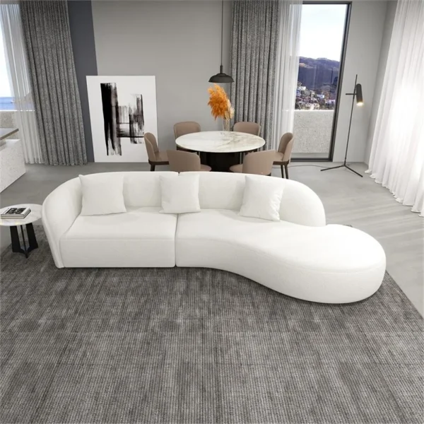 Melzo Mid Century Modern Luxury Sofa