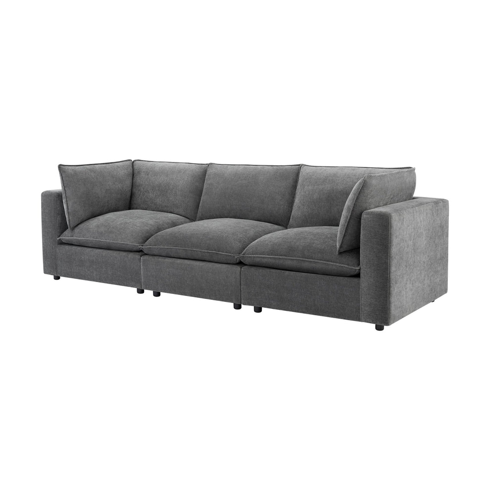 Grey-Boston 3 Seater Sofa (2)