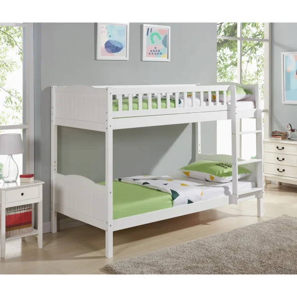 Home Centaurus White Bunk Bed
