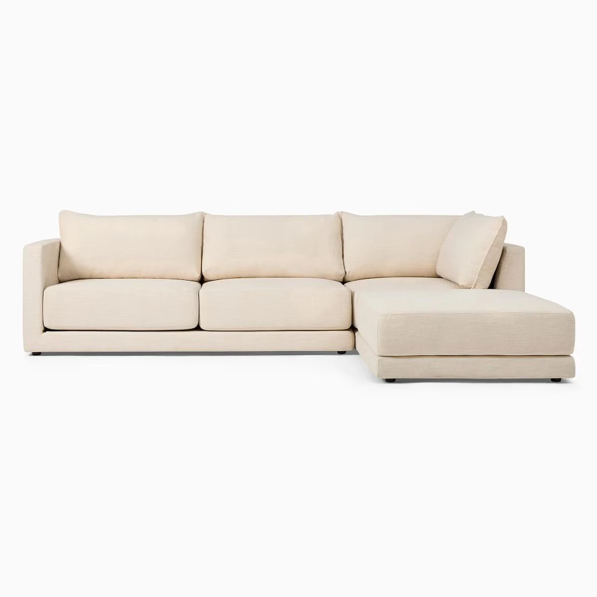 Melbourne 3-Piece Ottoman Sectional Sofa (3)
