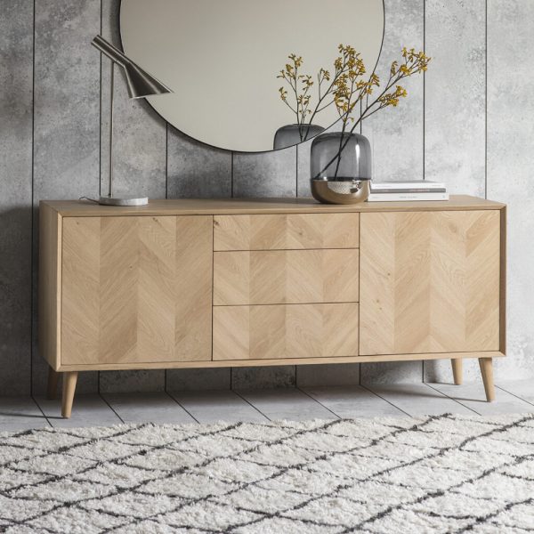 Nuxvar 2 Door 3 Drawer Sideboard