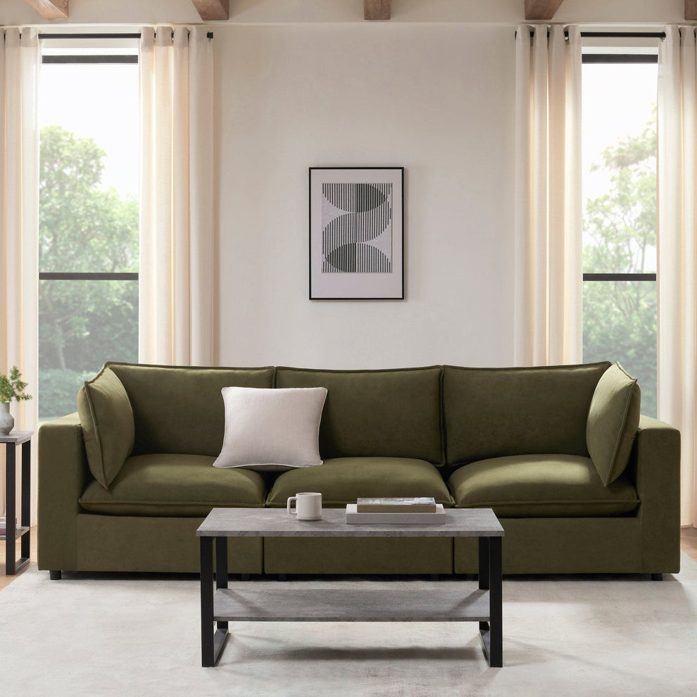 OliveBoston 3 Seater Sofa (2)