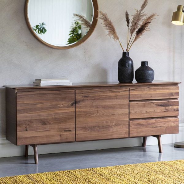 Teatro Walnut 2 Door 3 Drawer Sideboard
