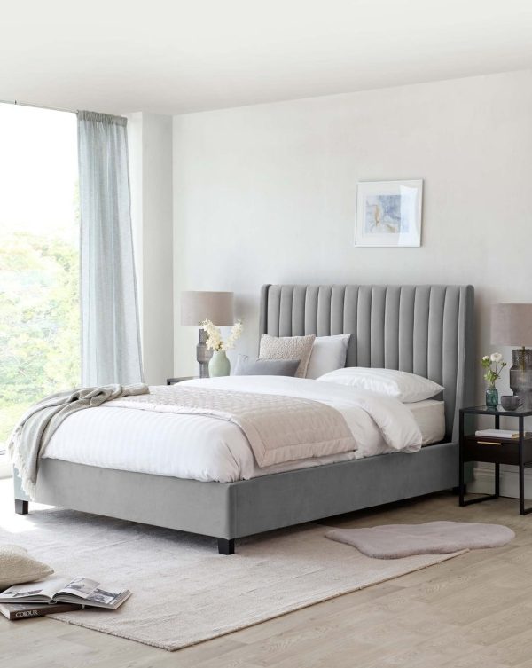 Amalfi Vertical Line Tufted Bed