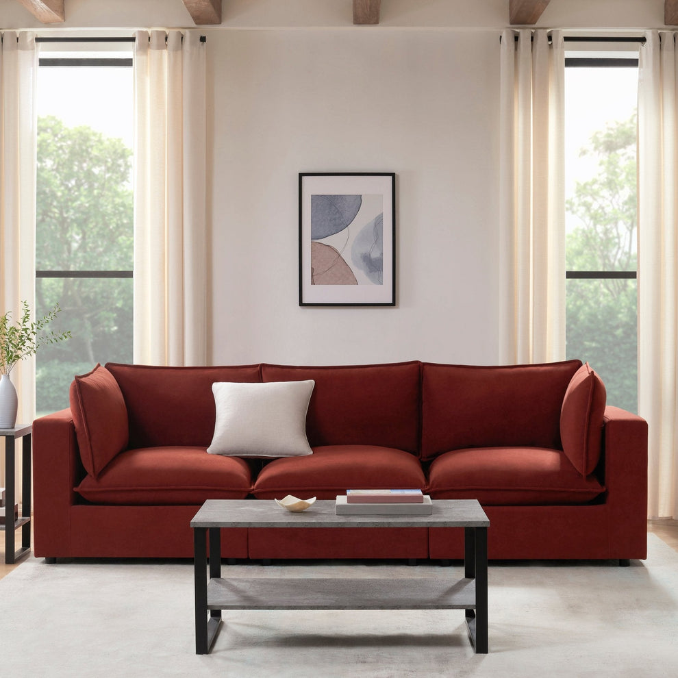 red-Boston 3 Seater Sofa (2)